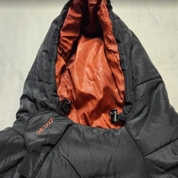 New Adult M Selk'Bag Lite recycled wearable sleeping bag in black - Picture 6 of 10